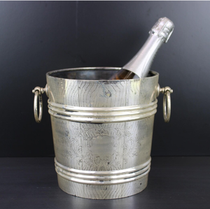 Cubo de Hielo Grande Plateado Portátil de Metal de Excelente Calidad para Enfriador de Bebidas, Vaso Enfriador de Vino con Logotipo, Venta al por Mayor - Product Image 2