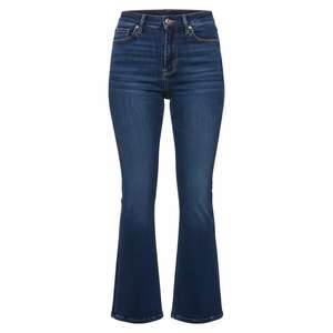 Jeans de mezclilla elástica para mujer, de cintura alta, transpirables, ecológicos, para uso exterior, hechos a medida, talla OEM, corte de bota, estilo urbano. - Product Image 5