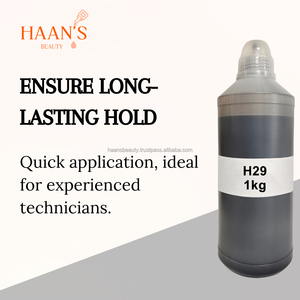 OEM 1kg negro secado rápido pegamento para extensiones de pestañas H29 fuerte viscosidad Corea fabricante DIY pegamento para pestañas con etiqueta privada - Product Image 6