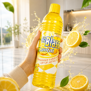 SoBlass Limpiador de Pisos Antibacterial a Base de Agua, Líquido 900ml Varian Limón, Detergente Ecológico, Solución de Limpieza para el Hogar - Product Image 4