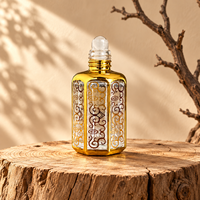 Bouteilles d'huiles essentielles de luxe prêtes à l'emploi, flacons en verre de 24 ml pour déodorant, et flacons en verre vides à bille pour huiles essentielles