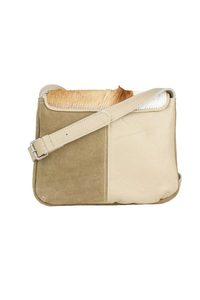 Calf Hair <b>Clutch</b> With Tassel Detail Brown And <b>White</b> - Product Image 3