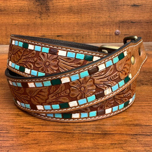 Nuevo 2025 precio de fábrica mujeres 120cm cuero mecanizado a mano reemplazo largo hombro bandolera bolso correas con broches de latón antiguo - Product Image 4