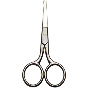 Tijeras para Uñas con Punta Redondeada y Logotipo Personalizado, Acero Inoxidable, Recortador de Cejas y Bigote, Herramientas de Belleza Profesionales para Mayoristas - Product Image 1