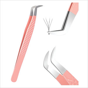 Pinzas Profesionales de Precisión Antiestáticas de Acero Inoxidable para Pestañas, Pinzas 3D para Volumen de Pestañas, para Extensión de Pestañas - Product Image 6