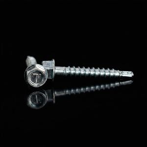 Vis à tête hexagonale galvanisée en acier au carbone de marque PDC, filetage grossier en pouces, classe 4.8 et 6.8 - Product Image 1