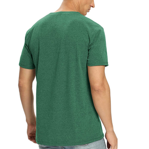 Camiseta Personalizada al por Mayor de Fábrica, 210 g/m², 100% Algodón, para Hombre, Tallas Grandes, Unisex, Servicio OEM ODM - Product Image 4