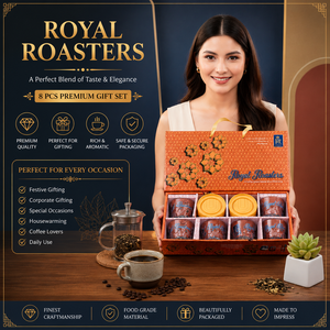 Luxury Premium <b>Tea</b> and Coffee Gift <b>Set</b> with Rigid Paper Box Magnetic Closure Custom Logo Printing for Festive Gifting - Product Image 6
