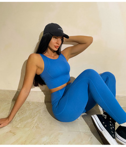 <b>Short</b> Quick Dry <b>Compression</b> Nylon Fitness Yoga High Waist Workout Athletic Wear Custom Sports Bikers <b>Shorts</b> Gym Wear Sets - Product Image 6