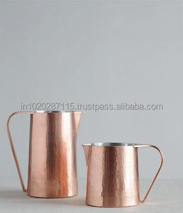 Tasses en cuivre de qualité bar en cuivre de haute qualité au design classique pour servir des boissons froides avec style - Product Image 6