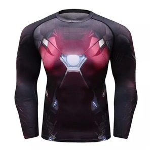 Rashguard Homme à Prix Abordable, Respirant, Confortable, Manches Longues, Personnalisable, en Spandex/Nylon, Séchage Rapide, Vêtement de Sport, Meilleure Vente - Product Image 5