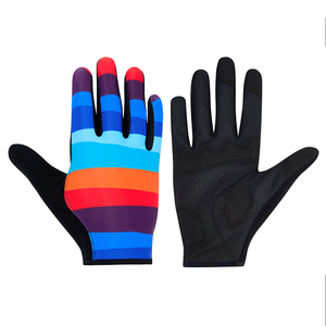 Gants de cyclisme professionnels pour hommes à doigts entiers, impression personnalisée, écologiques, séchage rapide, respirants, couleur personnalisée, équipement de fitness - Product Image 1