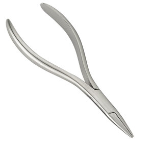 Alicates de Punta Plana Premium, 130 mm, Plateados, sin Puntas Ranuradas CE para Alambres de Acero Inoxidable, Instrumento de Laboratorio Dental para Precisión - Product Image 4