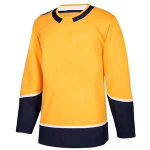 Camiseta de Hockey Personalizada al por Mayor de Alta Calidad con Logotipo Impreso, Diseño Personalizado para Equipos Masculinos Adultos, 100% Poliéster Transpirable - Product Image 4