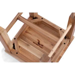 Juego de Mesa y Sillas de Madera de Acacia, Diseño Contemporáneo, Color Natural, para Terraza, Jardín, Cocina Exterior - Product Image 5