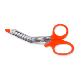 Tijeras Quirúrgicas Médicas de Acero Inoxidable con Punta Roma para Remover Vendajes, Tijeras para Trauma, Primeros Auxilios y Emergencias Médicas - Product Image 1