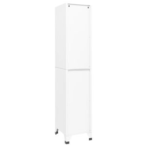 Armario de Acero Blanco de 15.0 x 15.7 x 70.9 Pulgadas para Almacenamiento - Product Image 5
