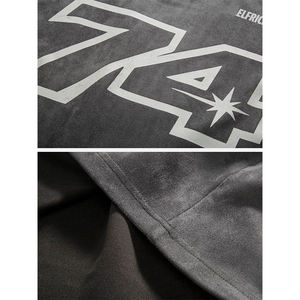 Sudaderas de cuello redondo estilo casual para hombre, venta al por mayor, ropa de invierno, sudaderas con efecto lavado ácido para hombre con MOQ bajo - Product Image 4