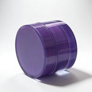 Pots cosmétiques vides <span class=keywords><strong>en</strong></span> plastique violet <span class=keywords><strong>en</strong></span> gros - Pots rechargeables avec revêtement scellé pour crème visage, sérum et produits de beauté - Product Image 6