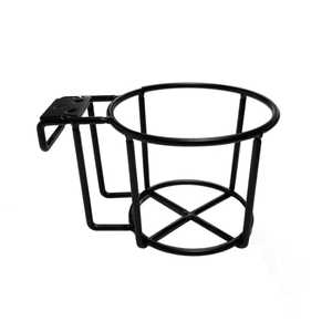 Soporte de metal negro para tazas, para colgar debajo de la mesa, para oficina, hogar, organizador de mesa - Product Image 1