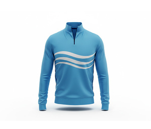 Breathable Polyester Sublimation Water Zip Jacket for Athletes for <b>Men</b> Women Youth Sportswear Quick Dry Team <b>Pullover</b> - Product Image 2