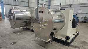 Centrífuga horizontal de alta calidad, máquina de separación industrial de acero inoxidable 2205, 25 HP, 220 V, 100 a 1000 kg/h - Product Image 2