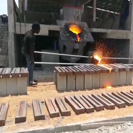 smelter machine scrap metal melting