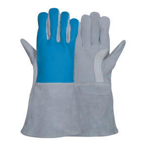 Guantes de Soldadura TIG de Cuero de Vaca y Cabra de Alta Resistencia, Guantes de Seguridad Industrial de Algodón Resistentes al Calor y Chispas - Product Image 4