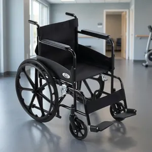 Fauteuil roulant pliable léger et durable Medlab India avec fonctions réglables pour le transfert des pieds tombants, utilisation à domicile et en milieu hospitalier - Product Image 5