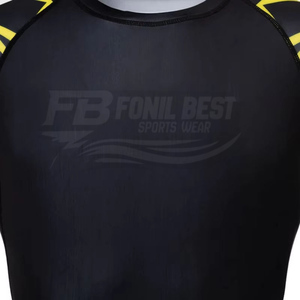 Meilleures ventes : Rashguard unisexe respirant et écologique, impression numérique personnalisée, logo frontal, compression, 220g Spandex/Nylon, pour adultes - Product Image 5