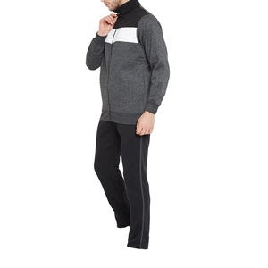 2026 Custom Men's Color Blocking Tracksuit Set Full Sleeve Stand Collar <b>Zipper</b> <b>Jacket</b> Casual Breathable Autumn Wear Adult Size - Product Image 3