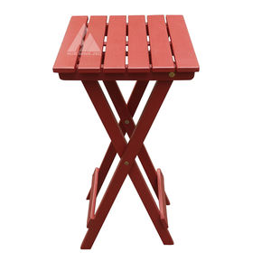 Mesa auxiliar plegable de madera de acacia respetuosa con el medio ambiente para comer Picnic fácil de mover y muebles para acampar al aire libre - Product Image 4