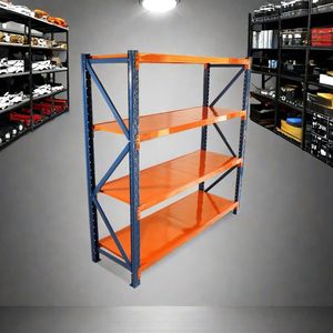 Scaffali Metallici Regolabili a 4 Livelli per Garage, Capacità 4400 Libbre, Uso Industriale - Product Image 4