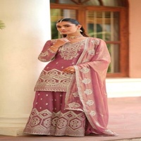 Ensemble haut et dupatta en soie Tora de qualité supérieure, tendance et exclusif, avec broderies, pour femme, prix de gros.