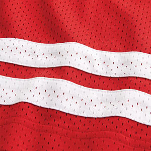 Jersey de Fútbol Americano Personalizado al por Mayor con Rayas Rojas, Uniforme de Práctica Transpirable de Malla, Proveedor OEM de Marca Privada - Product Image 5