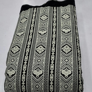 Velvet Embroidered Fabric Designer Fabric Luxury Fabric Velvet Lace Fabric for <b>Modest</b> Fashion Garment Manufacturing Export EU UK - Product Image 2