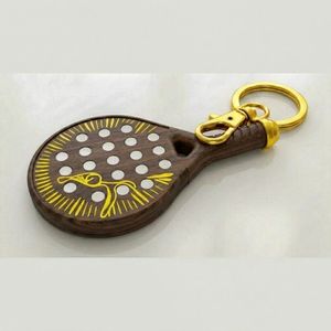 Llavero de Raqueta de Pádel de Alta Calidad, Tamaño Personalizado, Promocional, Duradero, de Goma, con Logotipo Personalizado en Relieve - Product Image 1