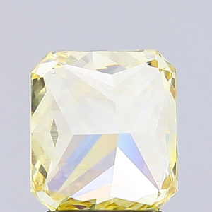 Diamante Cultivado en Laboratorio con Certificación IGI, 2 Quilates, Corte Radiante Cuadrado, Color Amarillo Intenso, Claridad VS1, Diamante Suelto, Modelo Gemver 1510 - Product Image 4