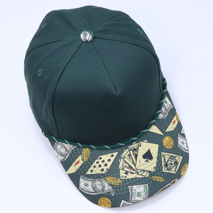 Wholesale Custom Printed Golf Rope <b>Cap</b> Structured Snapback <b>Hat</b> Manufacturer OEM Custom High Quality Rope Snapback <b>Cap</b> Mesh Back - Product Image 4