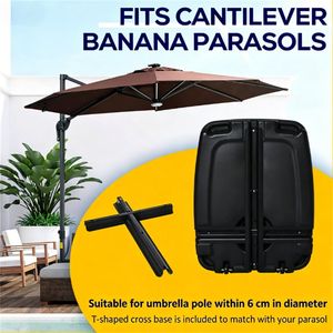 Base e Supporto per Ombrellone da Patio, Solo Base per Terrazza, Ideale per il Tuo Spazio Esterno - Product Image 2