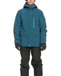 Chaqueta de Esquí Impermeable para Hombre con Capucha, Aislamiento Sintético, Gore-Tex, Ropa de Nieve, Cierre de Cremallera, Pantalones Negros - Product Image 5