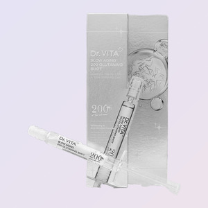Suero facial coreano Deycell K-Beauty Dr Vita Slow-Aging 200 Glutathione Shot 5ml Hecho en Corea Unisex antienvejecimiento - Product Image 4