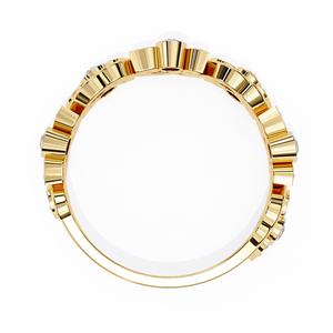 Anillo de Diamante Cultivado en Laboratorio con Corte Redondo, Oro Sólido de 14K/18K, Banda con Diseño de Hoja de Vid Inspirado en la Naturaleza, DEF VVS, Anillo de Boda Personalizado, Venta al Por Mayor - Product Image 5