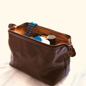Genuine Leather Toiletry Bag Full Grain Cowhide Dopp <b>Kit</b> Mens <b>Shaving</b> Bag Travel Cosmetic Organizer Custom OEM TYG-0105 - Product Image 1