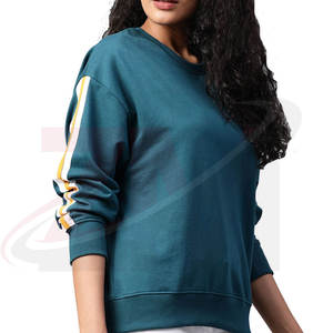 Sudadera para Mujer, de Primera Calidad, de Algodón y Felpa, Cálida para Invierno, de Manga Larga y Cuello Redondo, para Adultos - Product Image 2