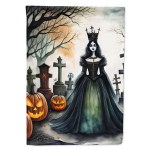 Spooky Halloween Evil Queen Garden Flag Multicolore Décoratif Boîte Aux Lettres Yard Drapeau Bannière pour Patio Illustration pour Lits De Fleurs Jardins - Product Image 1