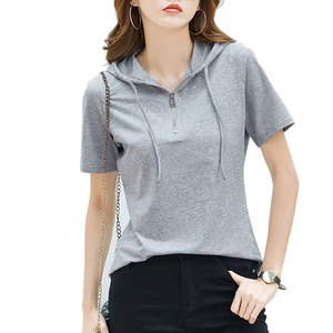 เสื้อฮู้ดผู้หญิงสำหรับฤดูร้อน รุ่น Solid Trader Ultimate Comfort น้ำหนักเบา ระบายอากาศได้ดี ดีไซน์เรียบหรู สีพื้น ใส่ได้ทุกวัน ไอเทมสำคัญ - Product Image 5