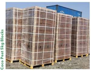 Factory Direct Sale, Best Grade Coconut Coir Peat 5kg Blocks for Hydroponic Growers and Seedling <b>Nurseries</b> - Product Image 4