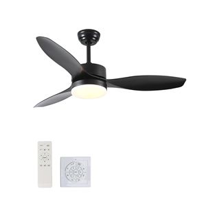 Kit luci selezionate da 52 pollici per interni/esterni ventilatore da soffitto con finitura nera - Product Image 3