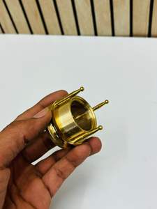 Lupa de Sobremesa de Latón Macizo de 1.5 Pulgadas con Soporte |   Lupa de Escritorio de Latón Resistente - Product Image 5